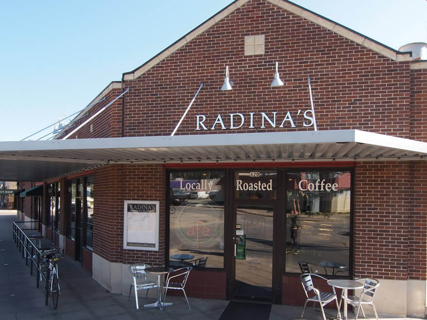Aggieville radinas location front of store